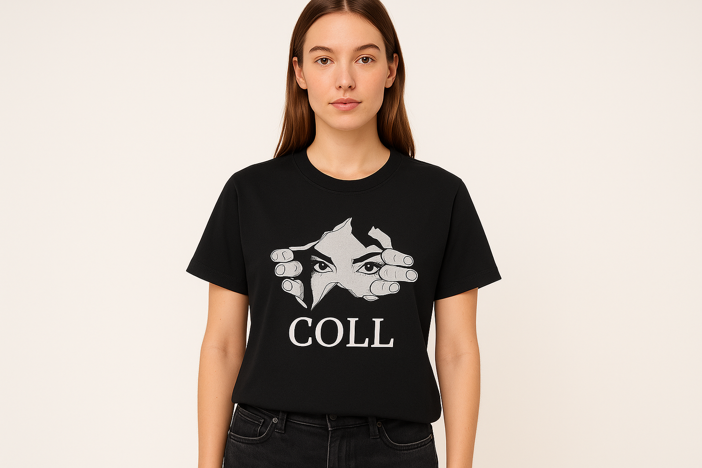 Professionelles Lifestyle-Foto - Dame mit T-Shirt